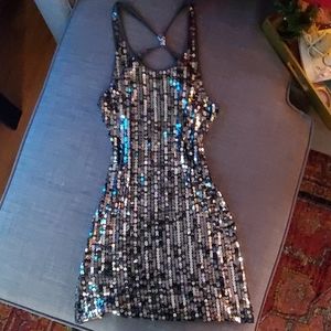 Sparkly mini dress